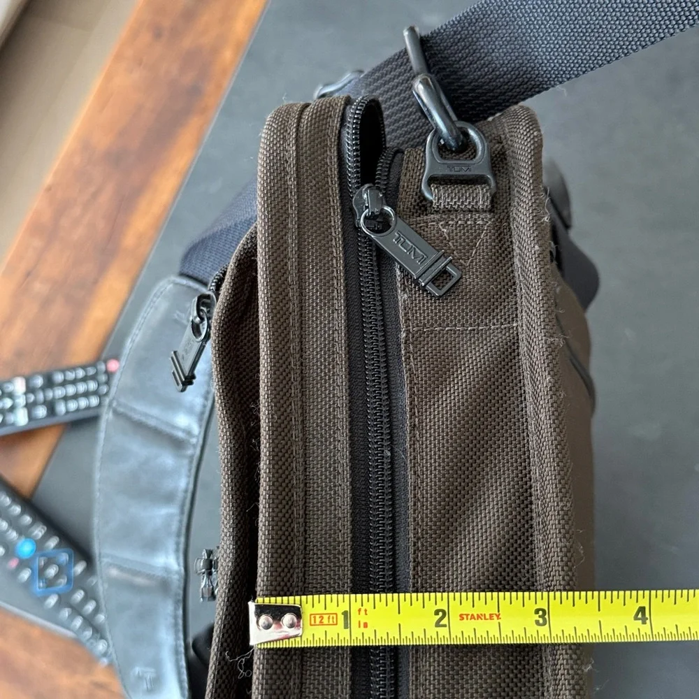Tumi Black and Brown Men's Briefcase